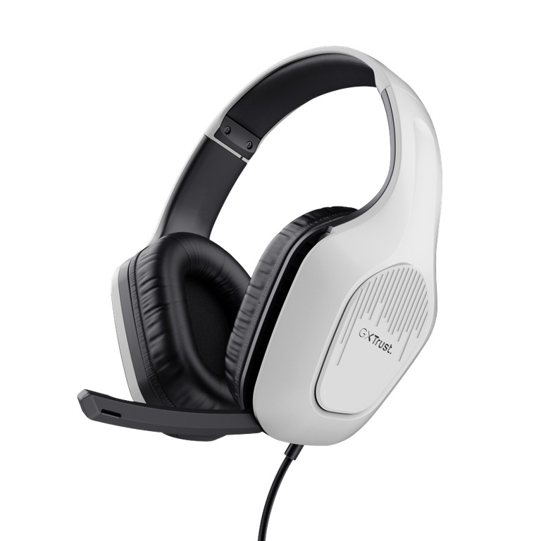 Trust - GXT415W Zirox Headset - White / Electronics
