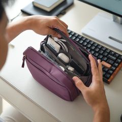 Orbitkey - 2-In-1 Tech Pouch - Plum / Gadgets-thumb-4