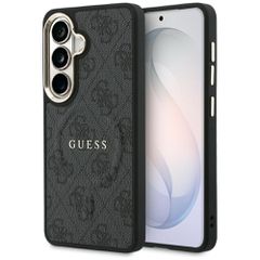 Etui Guess 4G Embossed Ring MagSafe na Samsung Galaxy S26+ - czarne