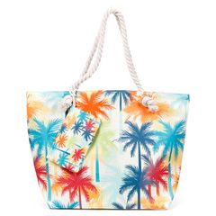 Palm trees beach bag-thumb-1