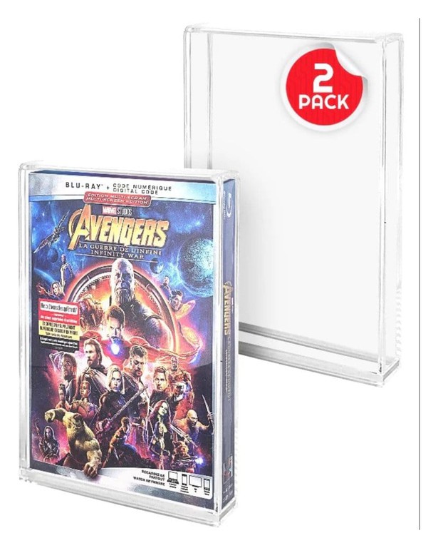 Acrylic Case 2-Pack for PS3/PS4/Blu-Ray/XBOX One