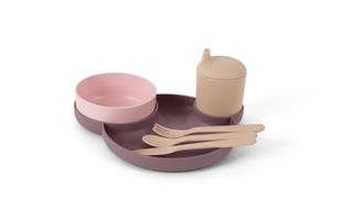 Dantoy - Tiny Dinner Set aubergine in foil (6081) / Baby and Children