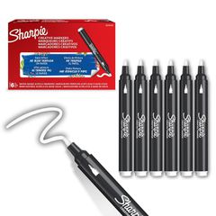 Sharpie - Creative Marker Acrylic Paint Pens - Bullet Tip Water-Based Paint Markers - White - 6 Count (SKU: 2218126) / Toys