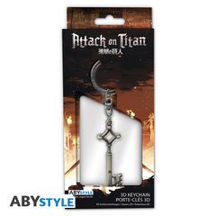 ATTACK ON TITAN - Eren's Key - 3D Keychain-thumb-3