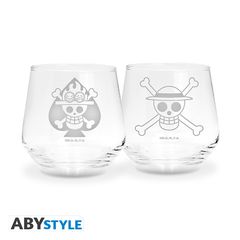 ONE PIECE - Luffy & Ace - 2 Glasses Set 300ml