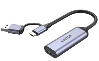 Video grabber Unitek USB-C/A, 4K HDMI 1.4b