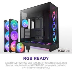 NZXT H9 Flow RGB+ Midi Tower Black-thumb-2