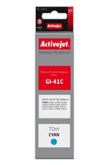 Activejet AC-G41C Ink Bottle (Replacement Canon GI-41C 4543C001; Supreme; 70 ml; Cyan)