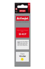 Activejet AC-G41Y Ink Bottle (Replacement for Canon GI-41Y 4545C001; Supreme; 70 ml; yellow)