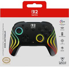 Turtle Beach - Wireless Controller - Afterglow Wave (Black) / Nintendo Switch 2-thumb-2