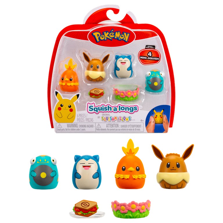 Pokémon - Squishalongs 4 PK Eevee
