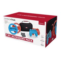 Trust - GXT1249 7-IN-1 Accessory Pack for NSW - Multicoloured - 55 mm (H) x 145 mm (D) x 270 mm (W) / Nintendo Switch