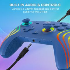 Turtle Beach - Wired Controller - Afterglow Wave (Blue) / Nintendo Switch 2-thumb-4