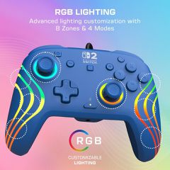 Turtle Beach - Wired Controller - Afterglow Wave (Blue) / Nintendo Switch 2-thumb-2