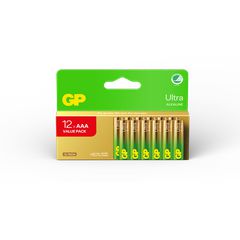 GP - Ultra Alkaline Battery, Size AAA, 24AU/LR03, 1.5V (12-pack) / Electronics
