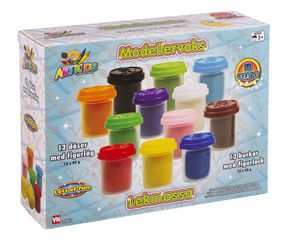Artkids - 12 Cans Clay (32847) / Toys