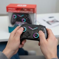 Deep Explorer - Wireless Controller - Spark - Black (Switch / Switch 2) / Nintendo Switch 2-thumb-1