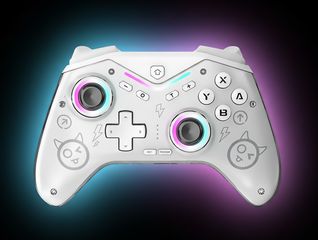 Deep Explorer - Wireless Controller - Spark - White (Switch / Switch 2) / Nintendo Switch 2