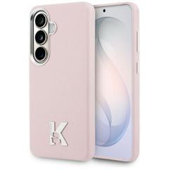 Karl Lagerfeld K Metal Logo MagSafe Case for Samsung Galaxy S26 - Pink