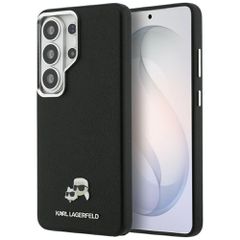 Etui Karl Lagerfeld Saffiano KC Metal Logo MagSafe do Samsung Galaxy S26 Ultra czarny