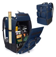 Enhance Board Game Backpack Collector's Edition Blue