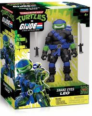 Teenage Mutant Ninja Turtles x G.I. Joe Crossover Classics Action Figure Leonardo x Snake Eyes 12 cm