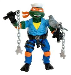 Teenage Mutant Ninja Turtles x G.I. Joe Crossover Classics Action Figure Michelangelo x Shipwreck 12 cm