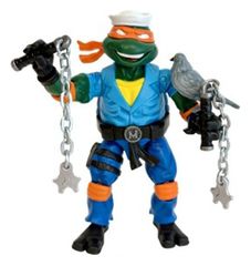 Teenage Mutant Ninja Turtles x G.I. Joe Crossover Classics Action Figure Michelangelo x Shipwreck 12 cm