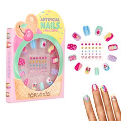 Topmodel - Artificial Nails And Deco Stone Set - CANDY GLAM / Toys