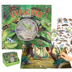 Trend - Explorer Stickerworld With Relief Stickers (0413599) / Toys