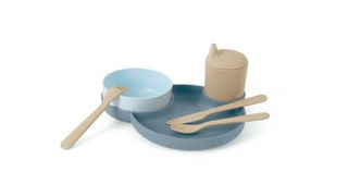 Dantoy - Tiny Dinner Set blue in foil (6080) / Baby and Children