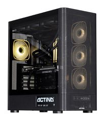 Actina 5901443440246 PC AMD Ryzen™ 9 9900X3D 32 GB DDR5-SDRAM 1 TB SSD NVIDIA GeForce RTX 5070 Ti Windows 11 Home Midi Tower Black