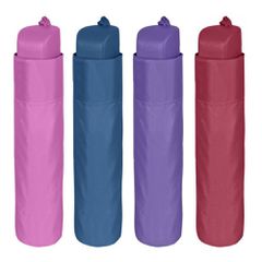 Manual folding plain colour umbrella assorted 54cm
