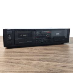 Yamaha KX-W202 Vintage Double Cassette Deck Κασετόφωνο Διπλό Μαύρο