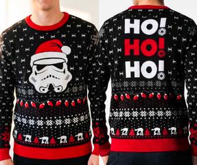 STAR WARS - Stormtrooper "Ho! Ho! Ho!" - Men Christmas Sweaters (M)