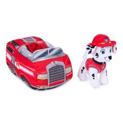 Paw Patrol - 2-in-1 Vehicle Plush w/Marshall 15 cm (6075429) / Toys