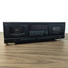 Aiwa AD-WX727E Vintage Double Cassette Deck Κασετόφωνο Διπλό Auto Reverse Μαύρο