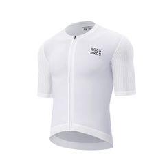 Rockbros 15200025 Short Sleeve Cycling Jersey Size XXL - White