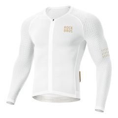 Rockbros YDCX008 Diamond Long Sleeve Cycling Jersey Size XXXL - White