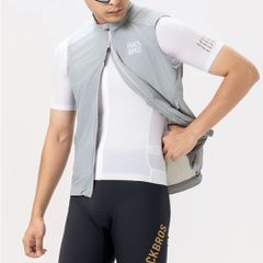 Rockbros YDMJ003 Spring/Autumn Windproof Vest Size XXL - White/Gray-thumb-1