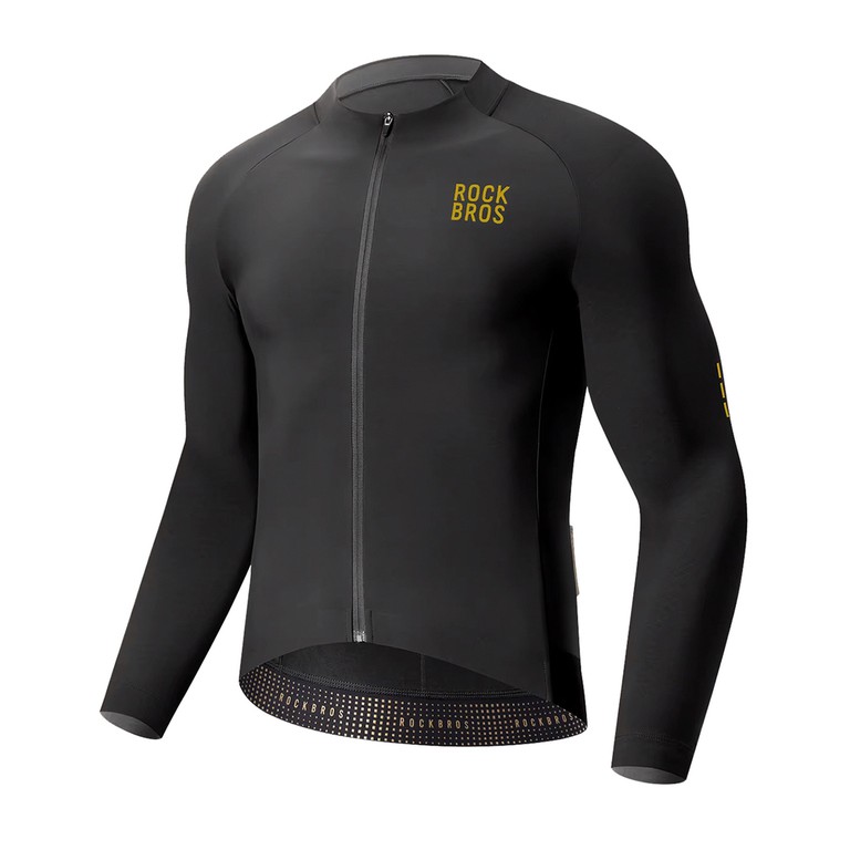 Rockbros YDWT020 Diamond cycling jersey spring/autumn/winter size XXXL - black