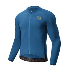 Rockbros YDWT020 Diamond cycling jersey spring/autumn/winter size M - blue