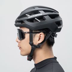 Rockbros HC-58BK-M Bike Helmet 55-58 cm - Black and Gray-thumb-2