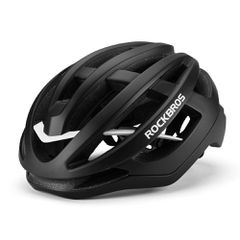 Rockbros HC-58BK-M Bike Helmet 55-58 cm - Black and Gray-thumb-0