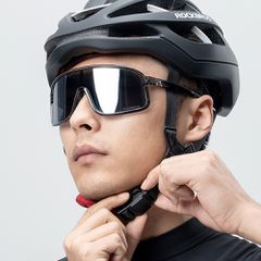 Rockbros HC-58BK-M Bike Helmet 55-58 cm - Black and Gray-thumb-4