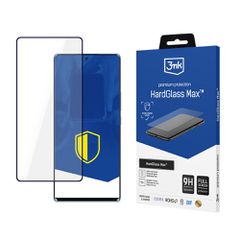 Reinforced full-screen tempered glass 3mk HardGlass Max Black for Honor 70