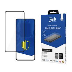 Reinforced full-screen tempered glass 3mk HardGlass Max Black for Samsung Galaxy S21+ 5G