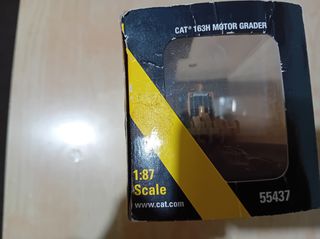 CAT 163h MOTOR GRADER AT WORK 1:87 SCALE-thumb-4
