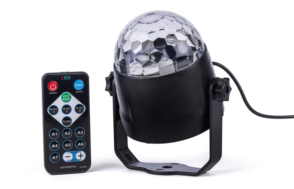 Top Light - Party Ball with Remote – LED Disco Light Effects (71209)