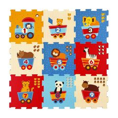 B Beez - Foam Floor Puzzle Mat, 19 Pcs (53004) / Baby and Children